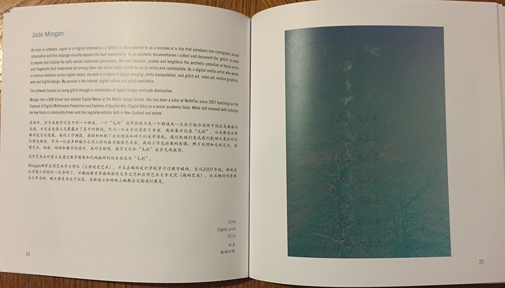 In Dialogue exhibition - Echo by Jade Morgan